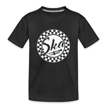 Ska Musique Trompette Swing Jazz Style de Musique - T-shirt bio Premium Enfant - noir - Devant