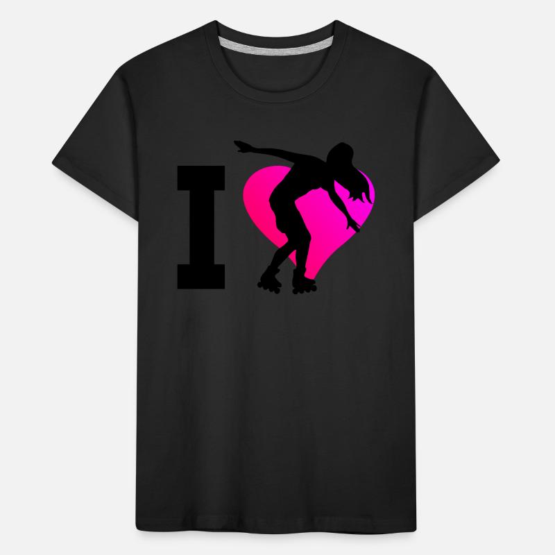 Roller Skating Rollers Roller Skating Rollerskat T-shirt bio Premium Enfant