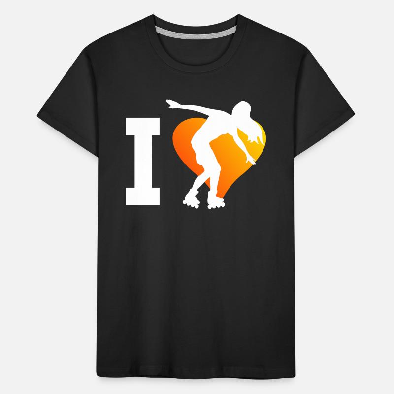 Rollschuh Rollerskate Roller Skates Herren Kinder Premium Bio T-Shirt