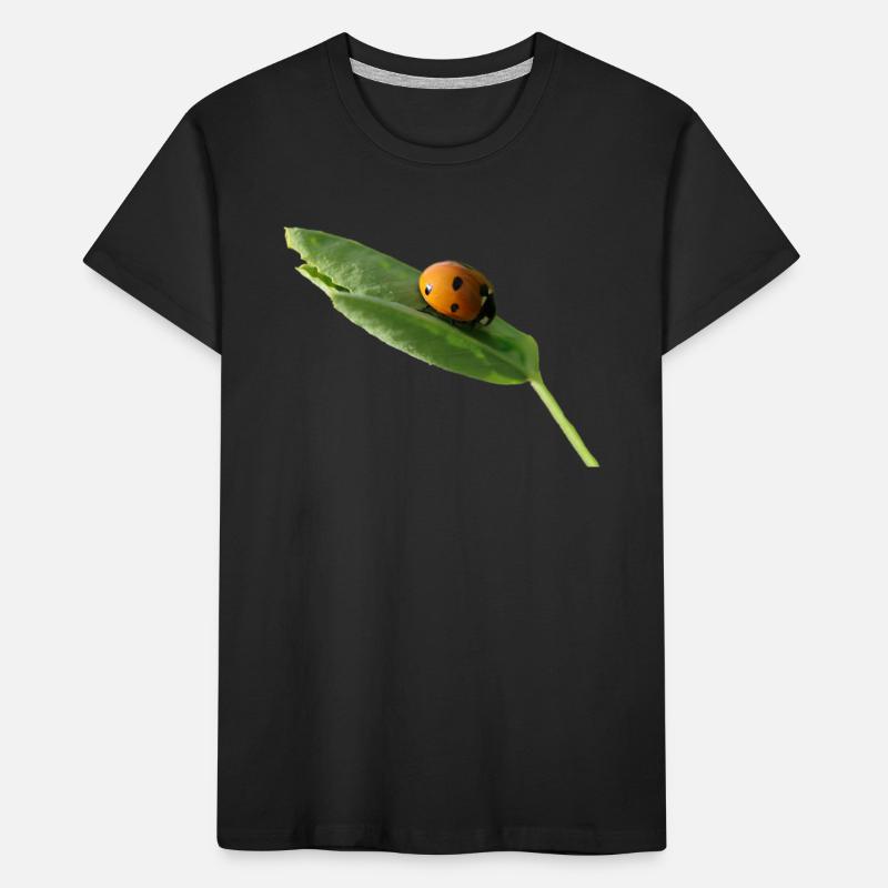 Lucky beetle ladybug without text Kids' Premium Organic T-Shirt