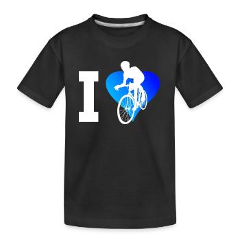 Road Bike Road Bike Men Road Bike Road Cyclist - T-shirt bio Premium Enfant - noir - Devant