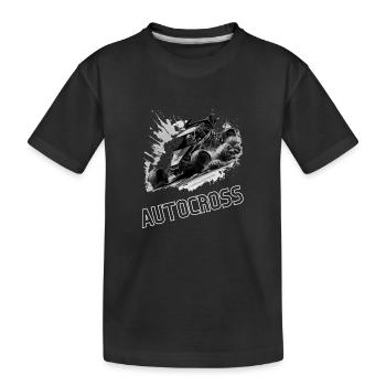 Autocross Stock Car - T-shirt bio Premium Enfant - noir - Devant