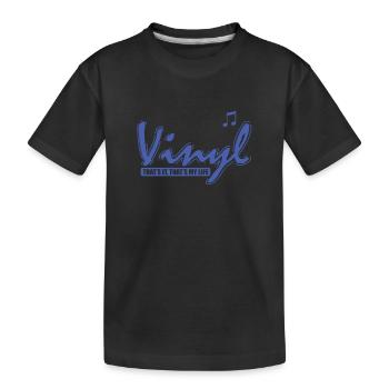 Vinyl That's It. That's my Life Record - Kids' Premium Organic T-Shirt - black - Front