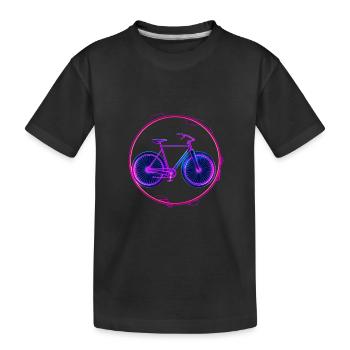 Bicycle Cyclists Bicycle Races World Bicycle Day - Kids' Premium Organic T-Shirt - black - Front