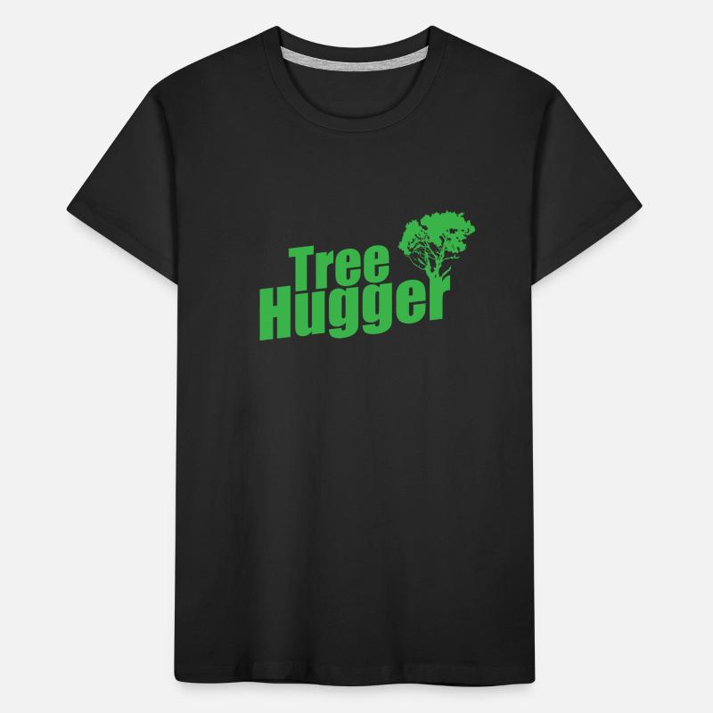 Tree Hugger Nature Forêts Feuilles T-shirt bio Premium Enfant