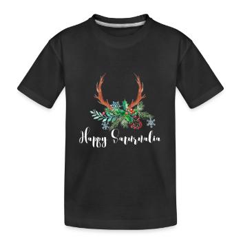 Saturnalia - Kids' Premium Organic T-Shirt - black - Front