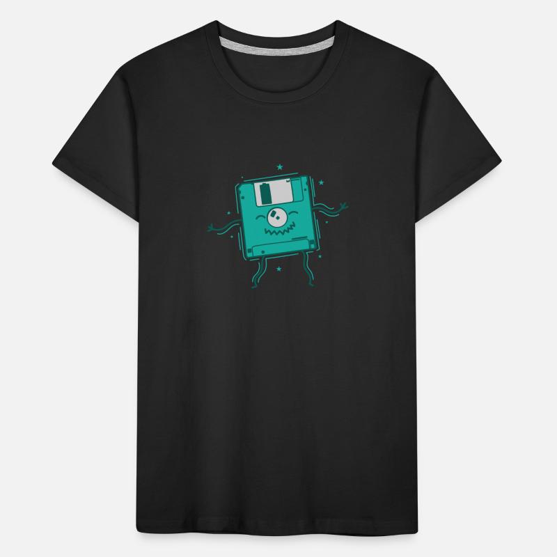 Floppy Disk Dances Retro Storage Module Disk Kids' Premium Organic T-Shirt
