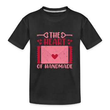 Karten Basteln Künstler Geschenk-Idee - Kinder Premium Bio T-Shirt - Schwarz - Vorne