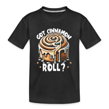 Idée cadeau Cannamon Rolls Candy Baker - T-shirt bio Premium Enfant - noir - Devant