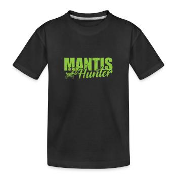 Mantis Hunter - Kinder Premium Bio T-Shirt - Schwarz - Vorne