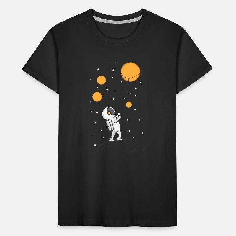 Astronaute dans l’espace lointain T-shirt bio Premium Enfant