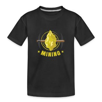 Morceau d’Aurum « Minage » - T-shirt bio Premium Enfant - noir - Devant