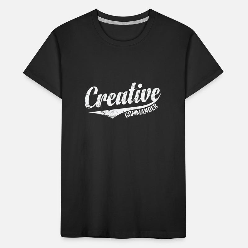 Creative Commander Kids' Premium Organic T-Shirt