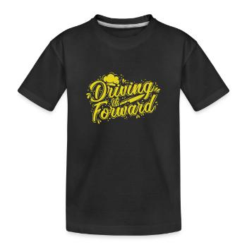 Nous faire avancer - T-shirt bio Premium Enfant - noir - Devant