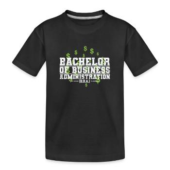 Licence en administration des affaires Geschäftsführu - T-shirt bio Premium Enfant - noir - Devant