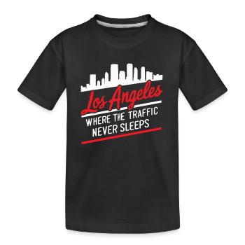 États-Unis États-Unis État d’Amérique Go - T-shirt bio Premium Enfant - noir - Devant