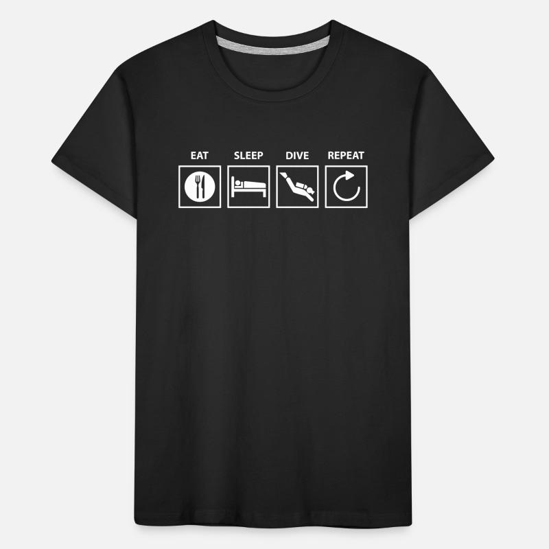 Plongée plongeant. T-shirt bio Premium Enfant