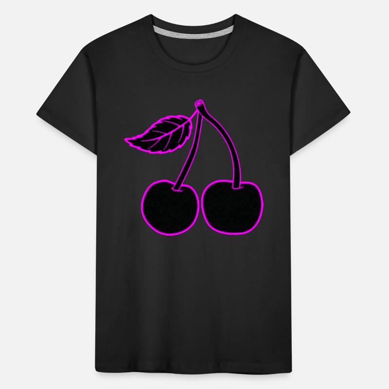 Neon Kirsche Pink, dezent oder präsent Kinder Premium Bio T-Shirt