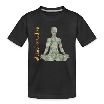 yoga 15 shuni mudra e 211 - T-shirt bio Premium Enfant - noir - Devant