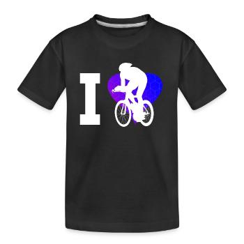 Vélo de route Femmes Vélo de route Vélo de route Vélo de route Vélo de route - T-shirt bio Premium Enfant - noir - Devant