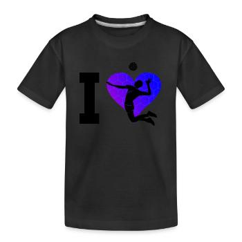 Beach Volleyball Beach Volley Volley Volleyball - T-shirt bio Premium Enfant - noir - Devant