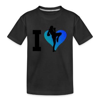 Boxeur Thaïlandais Homme Thaï Thaï Boxe Thaï Muay Thai - T-shirt bio Premium Enfant - noir - Devant