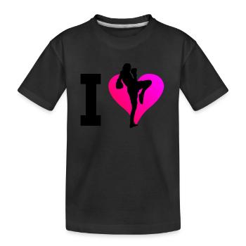 Boxe Thaï Boxe Thaï Boxeur Thaï Muay Thai - T-shirt bio Premium Enfant - noir - Devant