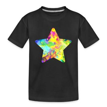 star - T-shirt bio Premium Enfant - noir - Devant