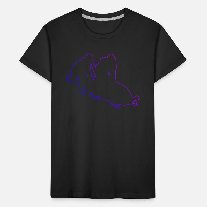 Women's two-man bobsleigh bobsleigh bobsleigh track bobsleigh ride Kids' Premium Organic T-Shirt