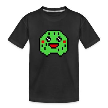 Little Monster - Kids' Premium Organic T-Shirt - black - Front