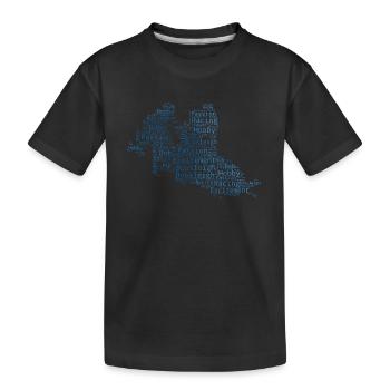 Zweierbob Bob fahren Bobsport Bob Herren Damen - Kinder Premium Bio T-Shirt - Schwarz - Vorne