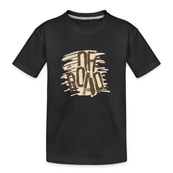 Off Road - Kinder Premium Bio T-Shirt - Schwarz - Vorne