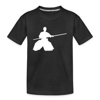 Men's Martial Arts Martial Arts Aikidoka Aikido - Kids' Premium Organic T-Shirt - black - Front