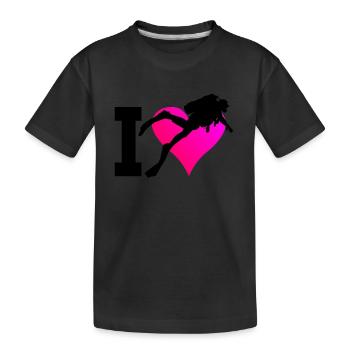 Scuba Diving Scuba Divers Diving Ladies - T-shirt bio Premium Enfant - noir - Devant