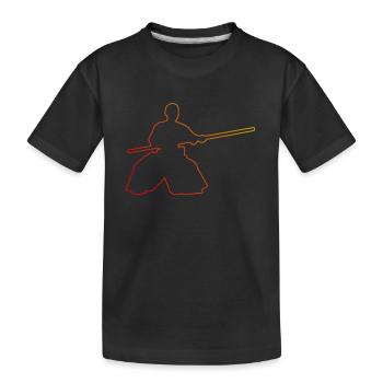 Martial Arts Men Women Martial Arts Aikidoka - Kids' Premium Organic T-Shirt - black - Front