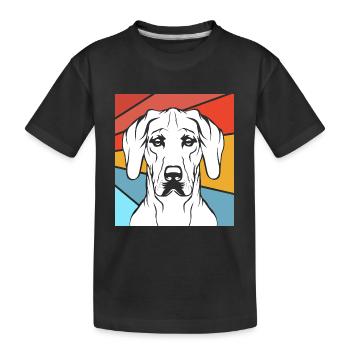Rhodésian Ridgeback - T-shirt bio Premium Enfant - noir - Devant