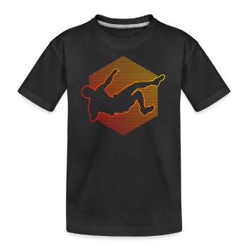 Climber Women Climbing Climber Men - Kids' Premium Organic T-Shirt - black - Front
