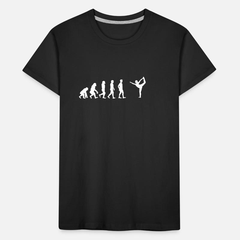 EVOLUTION yoga meditation studio tanzen studio Kinder Premium Bio T-Shirt