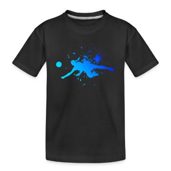 Volleyball Volleyball Volleyball Men's Volleyball Player - Kids' Premium Organic T-Shirt - black - Front