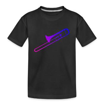 Trombone Brass Band Brass Instrument - T-shirt bio Premium Enfant - noir - Devant