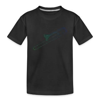 Trombonistes Trombonistes Trombone Laiton - T-shirt bio Premium Enfant - noir - Devant