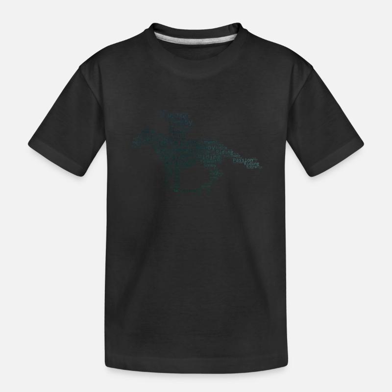 Course Équitation Équitation Équitation Équitation - T-shirt bio Premium Enfant - noir