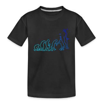 Paddle Racket Paddle Court Paddle Tennis Racket - Kids' Premium Organic T-Shirt - black - Front