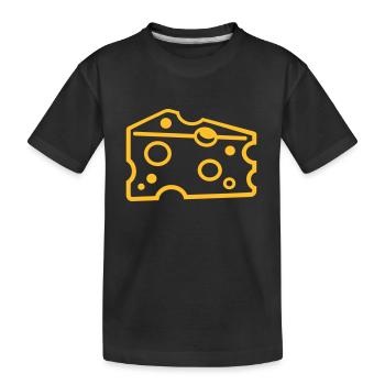 Fromage - T-shirt bio Premium Enfant - noir - Devant