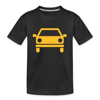 Voiture - T-shirt bio Premium Enfant - noir - Devant