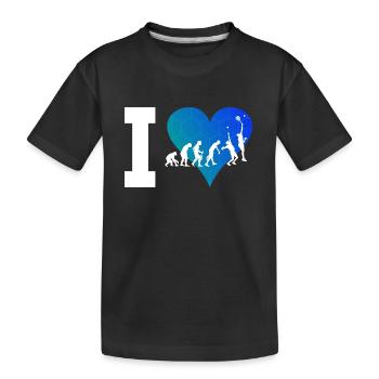 Paddle Court Paddeltennis Paddle Paddle Tennis - Kids' Premium Organic T-Shirt - black - Front