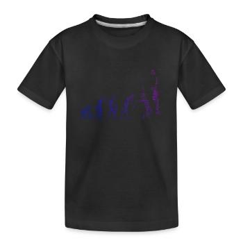 Men's Paddle Tennis Paddle Racket Paddle Court - Kids' Premium Organic T-Shirt - black - Front