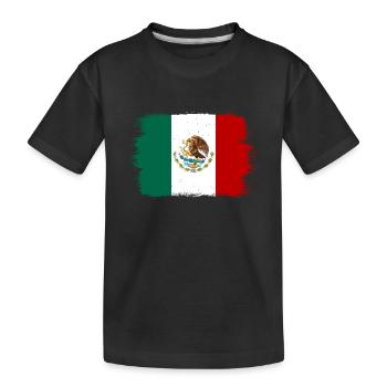 Mexique Drapeau Mexicain Drapeau Mexique Amérique du Sud - T-shirt bio Premium Enfant - noir - Devant