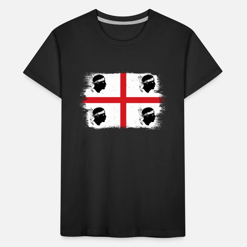 Sardaigne Drapeau Sardaigne Drapeau Sardegna Drapeau T-shirt bio Premium Enfant