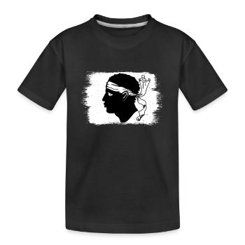 Drapeau Corse Drapeau Corse Corse - T-shirt bio Premium Enfant - noir - Devant